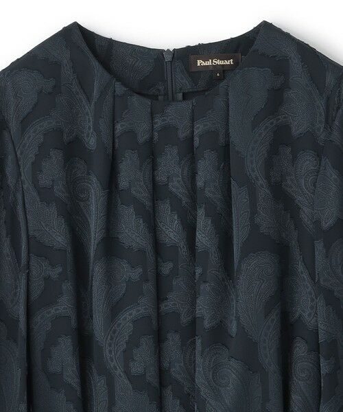 Paul Stuart / ポール・スチュアート ロング・マキシ丈ワンピース | 【ウォッシャブル】シフォンカットジャカード　ワンピース | 詳細2