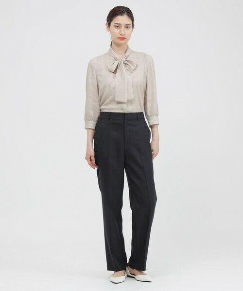 Paul Stuart / ポール・スチュアート シャツ・ブラウス | 【WEB・一部店舗限定/ウォッシャブル】スクエアドットプリント　ブラウス | 詳細3