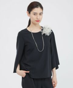 Paul Stuart / ポール・スチュアート シャツ・ブラウス | 【ウォッシャブル/防しわ性】ソフトストレッチ　ブラウス