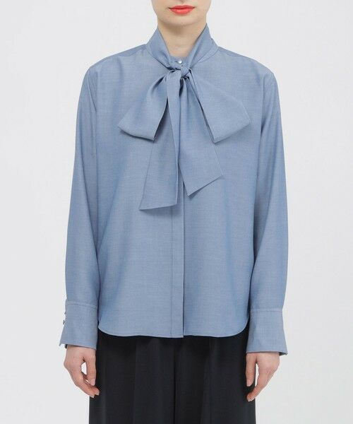 Paul Stuart / ポール・スチュアート シャツ・ブラウス | 【ウォッシャブル/接触冷感】シャルマンダンガリー　ブラウス | 詳細4