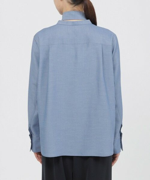 Paul Stuart / ポール・スチュアート シャツ・ブラウス | 【ウォッシャブル/接触冷感】シャルマンダンガリー　ブラウス | 詳細6
