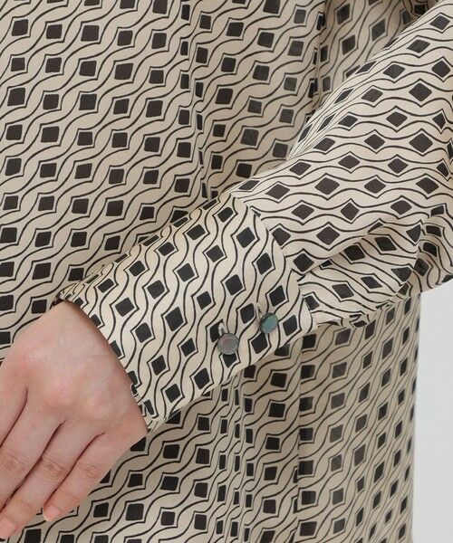 Paul Stuart / ポール・スチュアート シャツ・ブラウス | 【ウォッシャブル】スクエアジオメトリック　ブラウス | 詳細6