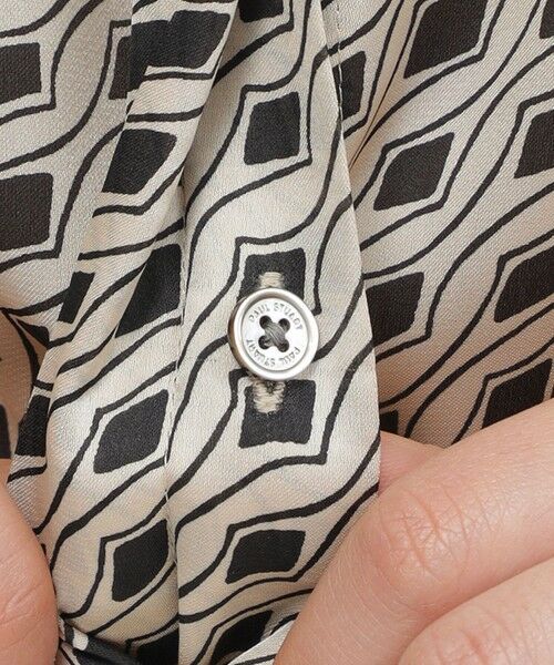 Paul Stuart / ポール・スチュアート シャツ・ブラウス | 【ウォッシャブル】スクエアジオメトリック　ブラウス | 詳細7