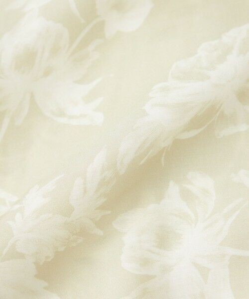 Paul Stuart / ポール・スチュアート シャツ・ブラウス | 【ウォッシャブル/接触冷感】シアーフラワープリント　ブラウス | 詳細10