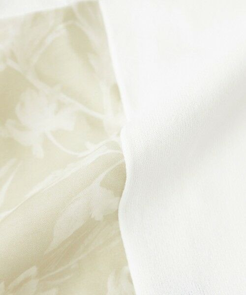 Paul Stuart / ポール・スチュアート ニット・セーター | 【ウォッシャブル】シャイニーストレッチ/シアーフラワープリント　カーディガン | 詳細8