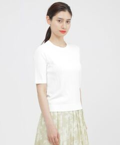 Paul Stuart / ポール・スチュアート ニット・セーター | 【ウォッシャブル】シャイニーストレッチ　プルオーバー