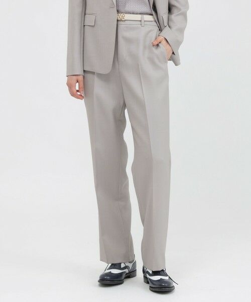 Paul Stuart / ポール・スチュアート パンツ | 【WEB・一部店舗限定/防しわ性】ライトダブルウール?　パンツ（グレージュ）