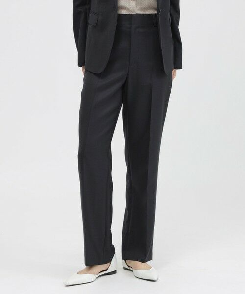 Paul Stuart / ポール・スチュアート パンツ | 【WEB・一部店舗限定/防しわ性】ライトダブルウール?　パンツ（ネイビー）