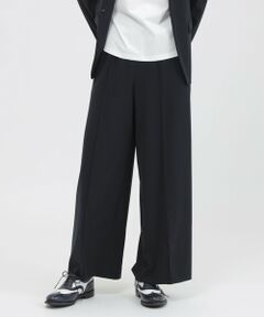 Paul Stuart / ポール・スチュアート パンツ | 【ウォッシャブル/防しわ性】ソフトストレッチ　ワイドパンツ