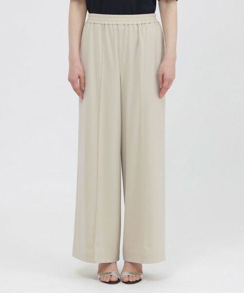 Paul Stuart / ポール・スチュアート パンツ | 【ウォッシャブル/防しわ性】ソフトストレッチ　ワイドパンツ | 詳細6