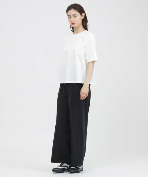 Paul Stuart / ポール・スチュアート パンツ | 【ウォッシャブル/防しわ性】ソフトストレッチ　ワイドパンツ | 詳細2