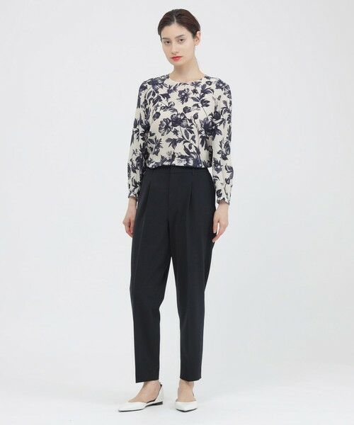 Paul Stuart / ポール・スチュアート パンツ | 【ウォッシャブル/防しわ性】ソフトストレッチ　テーパードパンツ | 詳細1