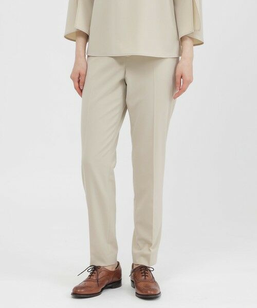 Paul Stuart / ポール・スチュアート パンツ | 【ウォッシャブル/防しわ性】ソフトストレッチ　テーパードパンツ（ベージュ）