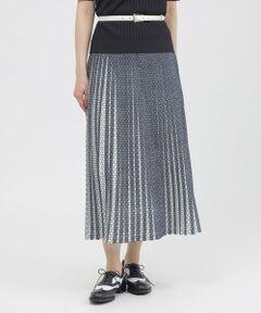 Paul Stuart / ポール・スチュアート スカート | 【ウォッシャブル】サークルレース風プリント　スカート