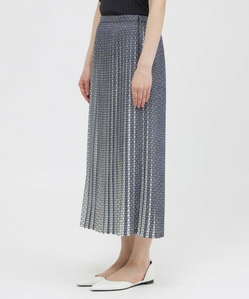 Paul Stuart / ポール・スチュアート スカート | 【ウォッシャブル】サークルレース風プリント　スカート | 詳細3