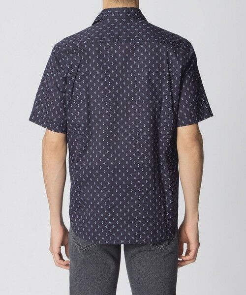 Paul Stuart / ポール・スチュアート シャツ・ブラウス | 小紋柄プリント半袖シャツ | 詳細4