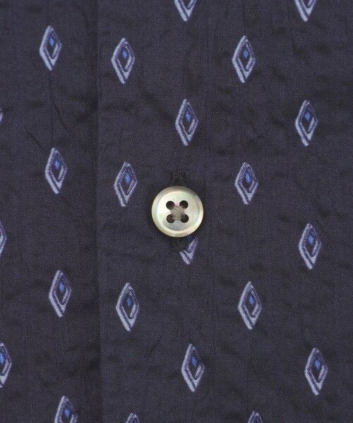 Paul Stuart / ポール・スチュアート シャツ・ブラウス | 小紋柄プリント半袖シャツ | 詳細7
