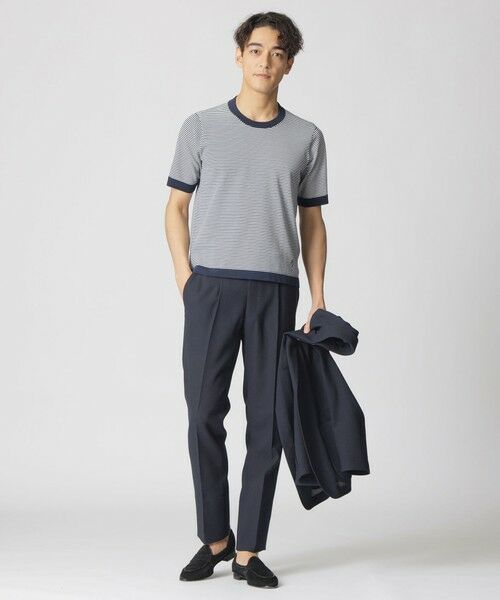 Paul Stuart / ポール・スチュアート ニット・セーター | 【STUART’S TRAVELER】ドレスニットTシャツ | 詳細3