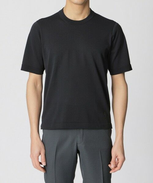 Paul Stuart / ポール・スチュアート ニット・セーター | 【STUART’S TRAVELER】ドレスニットTシャツ | 詳細4