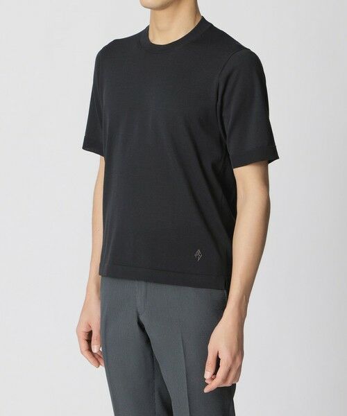 Paul Stuart / ポール・スチュアート ニット・セーター | 【STUART’S TRAVELER】ドレスニットTシャツ | 詳細5