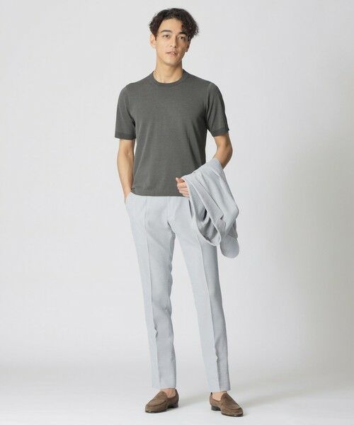 Paul Stuart / ポール・スチュアート ニット・セーター | 【STUART’S TRAVELER】ドレスニットTシャツ | 詳細1