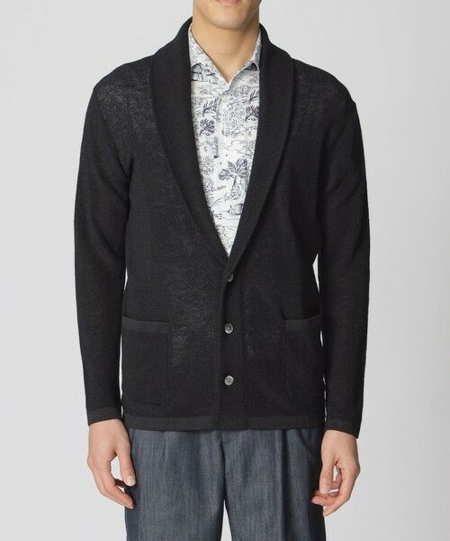 Paul Stuart / ポール・スチュアート ニット・セーター | ショールカラーニットジャケット | 詳細3