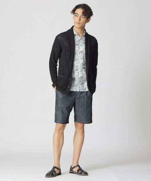 Paul Stuart / ポール・スチュアート ニット・セーター | ショールカラーニットジャケット | 詳細1