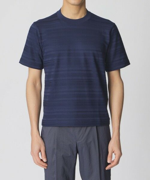 Paul Stuart / ポール・スチュアート カットソー | リンクスシャドウボーダー半袖Tシャツ | 詳細3