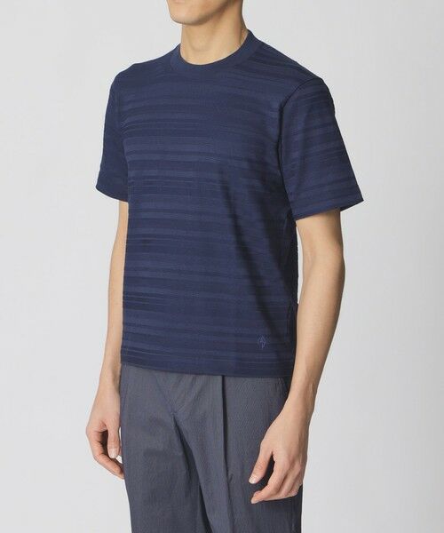 Paul Stuart / ポール・スチュアート カットソー | リンクスシャドウボーダー半袖Tシャツ | 詳細4