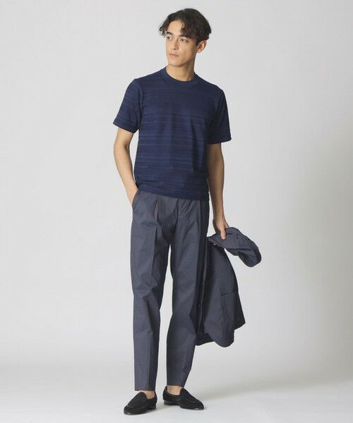 Paul Stuart / ポール・スチュアート カットソー | リンクスシャドウボーダー半袖Tシャツ | 詳細2