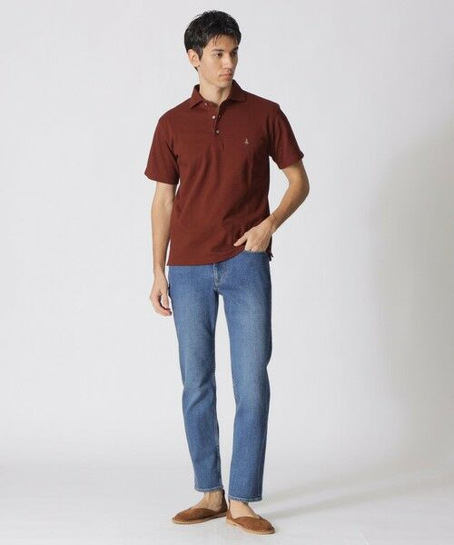 Paul Stuart / ポール・スチュアート カットソー | 鹿の子カッタウェイポロシャツ | 詳細1
