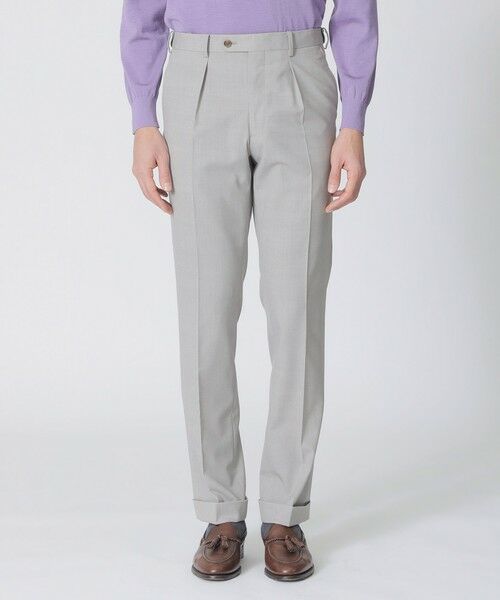 Paul Stuart / ポール・スチュアート その他パンツ | 【BAKER】ウールシャンブレーツイルトラウザーズ | 詳細3