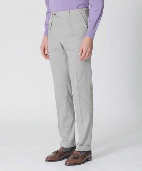 Paul Stuart / ポール・スチュアート その他パンツ | 【BAKER】ウールシャンブレーツイルトラウザーズ | 詳細4