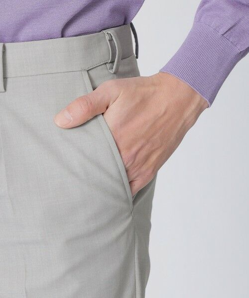 Paul Stuart / ポール・スチュアート その他パンツ | 【BAKER】ウールシャンブレーツイルトラウザーズ | 詳細6