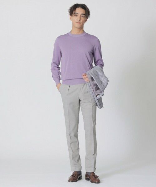 Paul Stuart / ポール・スチュアート その他パンツ | 【BAKER】ウールシャンブレーツイルトラウザーズ | 詳細1