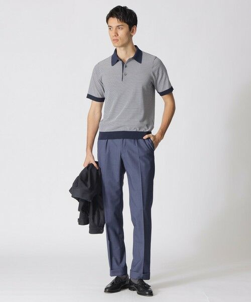 Paul Stuart / ポール・スチュアート その他パンツ | 【BAKER】ウールシャンブレーツイルトラウザーズ | 詳細2