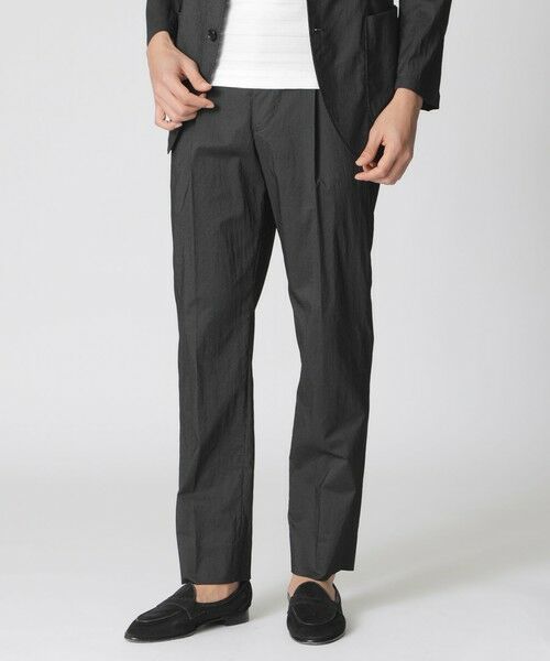 Paul Stuart / ポール・スチュアート パンツ | 【店舗限定】テックストライプパンツ（ブラック）