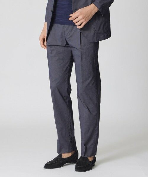 Paul Stuart / ポール・スチュアート パンツ | 【店舗限定】テックストライプパンツ（ネイビー）