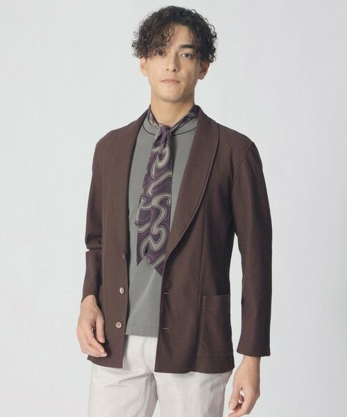 Paul Stuart / ポール・スチュアート その他アウター | 【COLLECTION LINE】ショールカラー/シングル3ボタンジャケット（ブラウン系6）
