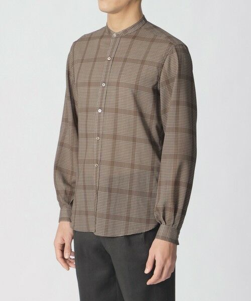 Paul Stuart / ポール・スチュアート シャツ・ブラウス | 【COLLECTION LINE】バンドカラー/スポーツシャツ | 詳細4