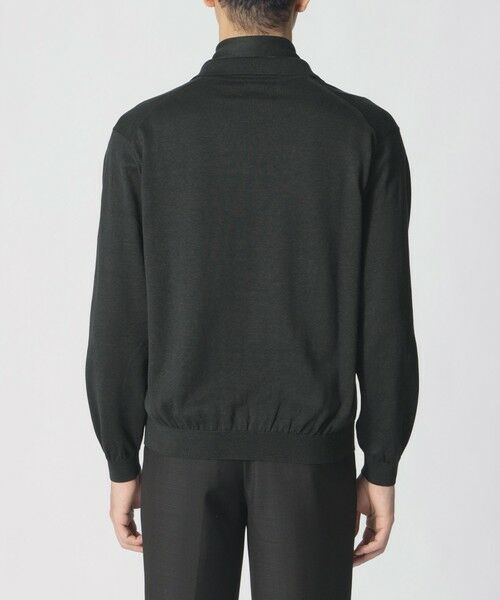 Paul Stuart / ポール・スチュアート ニット・セーター | 【COLLECTION LINE】シルクコットン/スキッパーニットポロシャツ | 詳細6