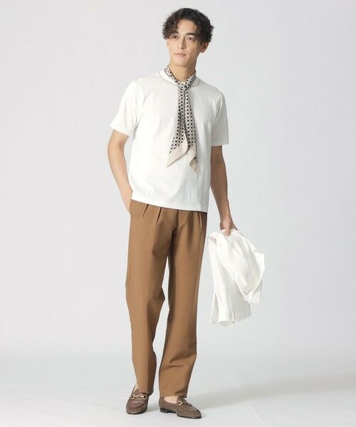 Paul Stuart / ポール・スチュアート カットソー | 【COLLECTION LINE】クルーネック/半袖Tシャツ | 詳細1