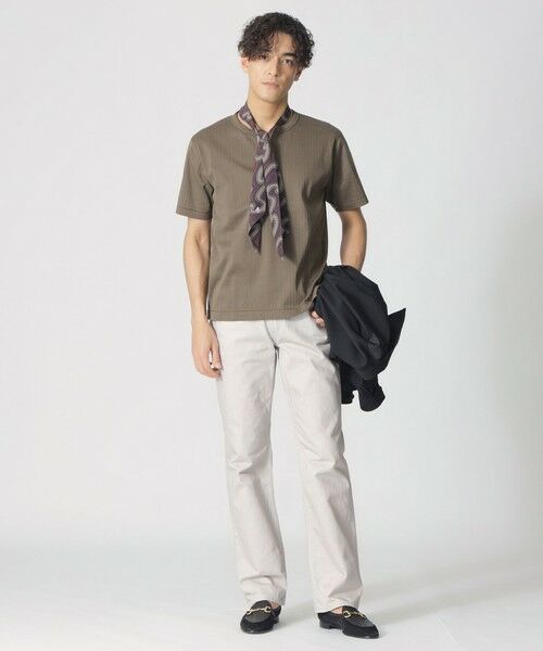 Paul Stuart / ポール・スチュアート カットソー | 【COLLECTION LINE】ヘンリーネック/半袖Tシャツ | 詳細3