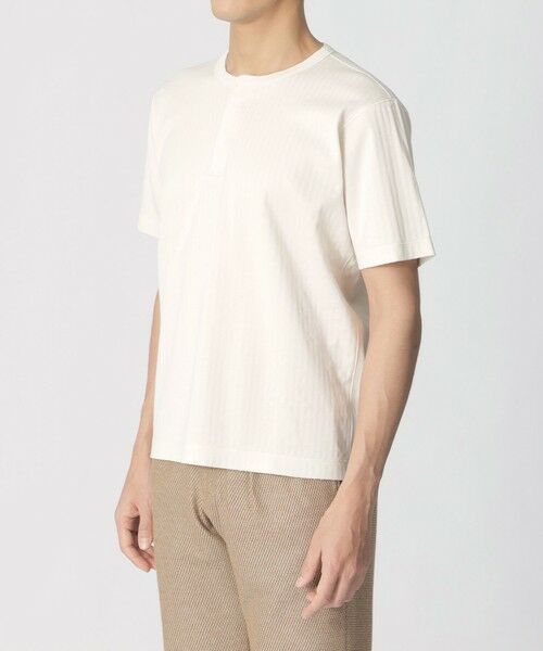 Paul Stuart / ポール・スチュアート カットソー | 【COLLECTION LINE】ヘンリーネック/半袖Tシャツ | 詳細5