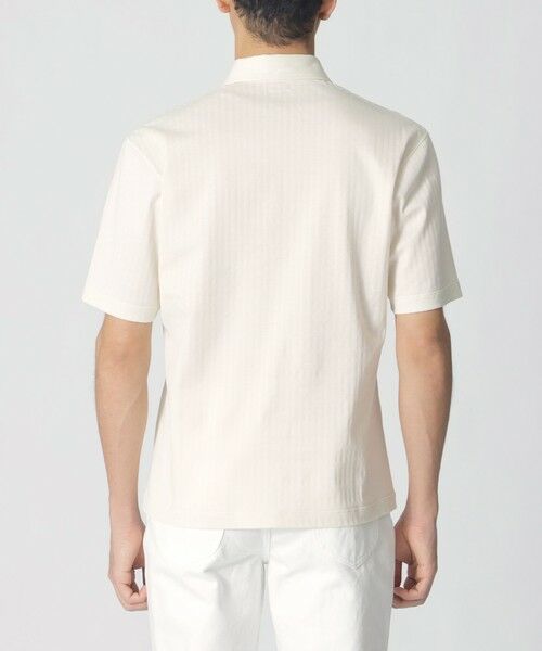 Paul Stuart / ポール・スチュアート カットソー | 【COLLECTION LINE】ティアドロッププラケット/プルオーバー半袖シャツ | 詳細6