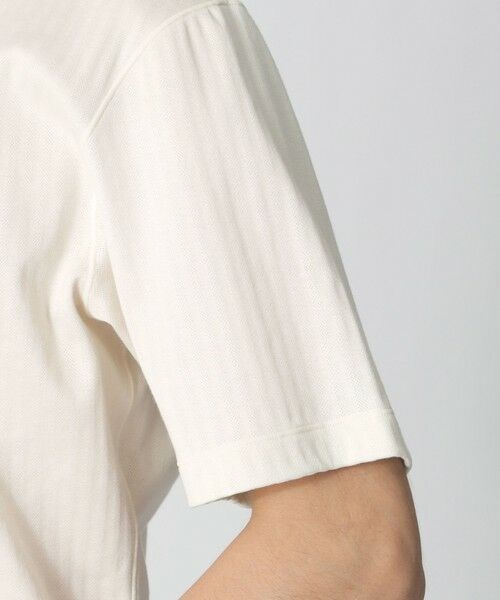 Paul Stuart / ポール・スチュアート カットソー | 【COLLECTION LINE】ティアドロッププラケット/プルオーバー半袖シャツ | 詳細7