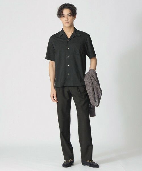 Paul Stuart / ポール・スチュアート カットソー | 【COLLECTION LINE】キャンプカラー/スポーツ半袖シャツ | 詳細1