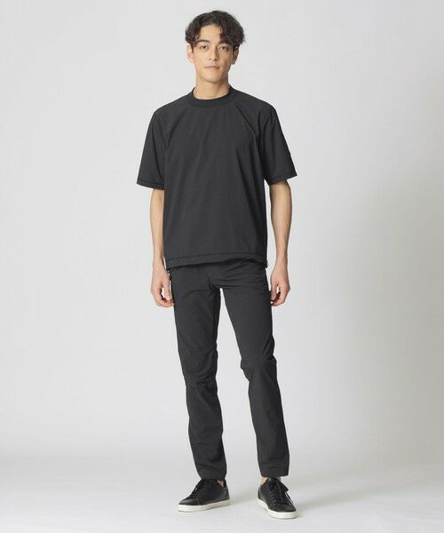 Paul Stuart / ポール・スチュアート カットソー | 【_RTM】ストレッチタフタ半袖Tシャツ | 詳細1
