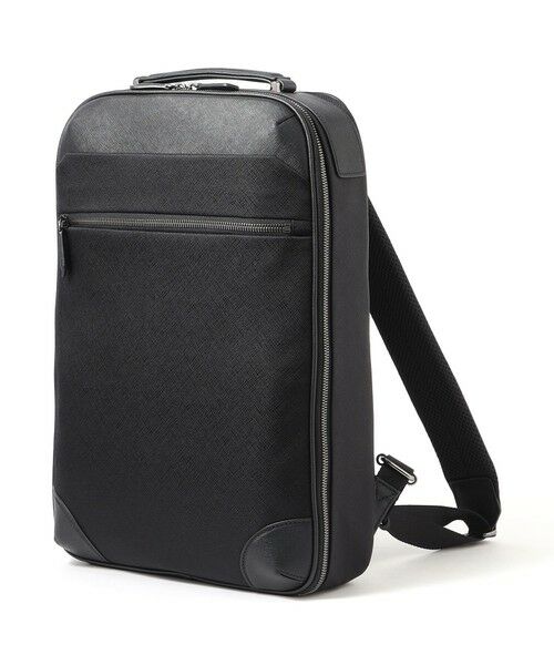 Paul Stuart / ポール・スチュアート バッグ | ナイロンジャガード/バッグパック（ブラック）