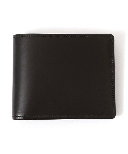 Paul Stuart / ポール・スチュアート 財布・コインケース・マネークリップ | インサイドカラーカーフスキン/二つ折り財布（ブラック）